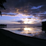 Muri Beach Sunset, Rarotonga, Cook Islands