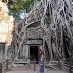 Ta Prohm Temple, where Tomb Raider was filmed, Siem Reap, Cambodia