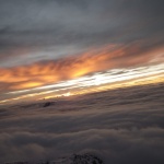 Sunrise from the slopes of Mt. Kilimanjaro