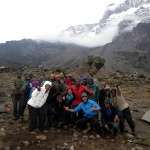 Our trekking team, Mt. Kilimanjaro, Tanzania