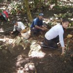 Excavating, Belize